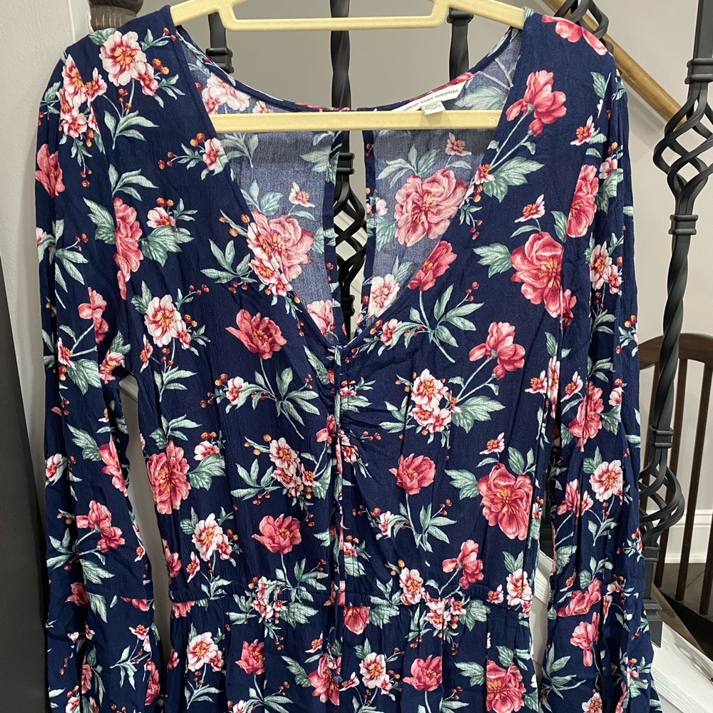 Beautiful floral dress with bell sleeves